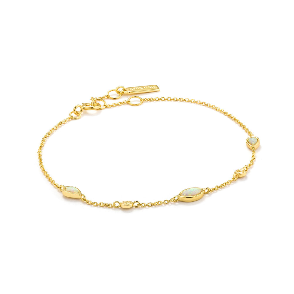 Opal Colour Gold Bracelet
