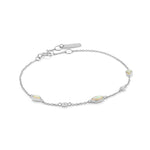 Opal Colour Silver Bracelet