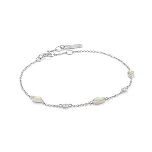 
            
                Load image into Gallery viewer, Opal Colour Silver Bracelet
            
        