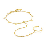 Gold Bohemia Hand Chain Bracelet