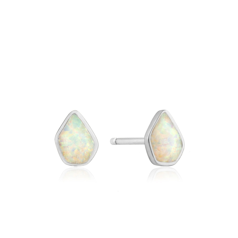 
            
                Load image into Gallery viewer, Opal Colour Silver Stud Earrings
            
        