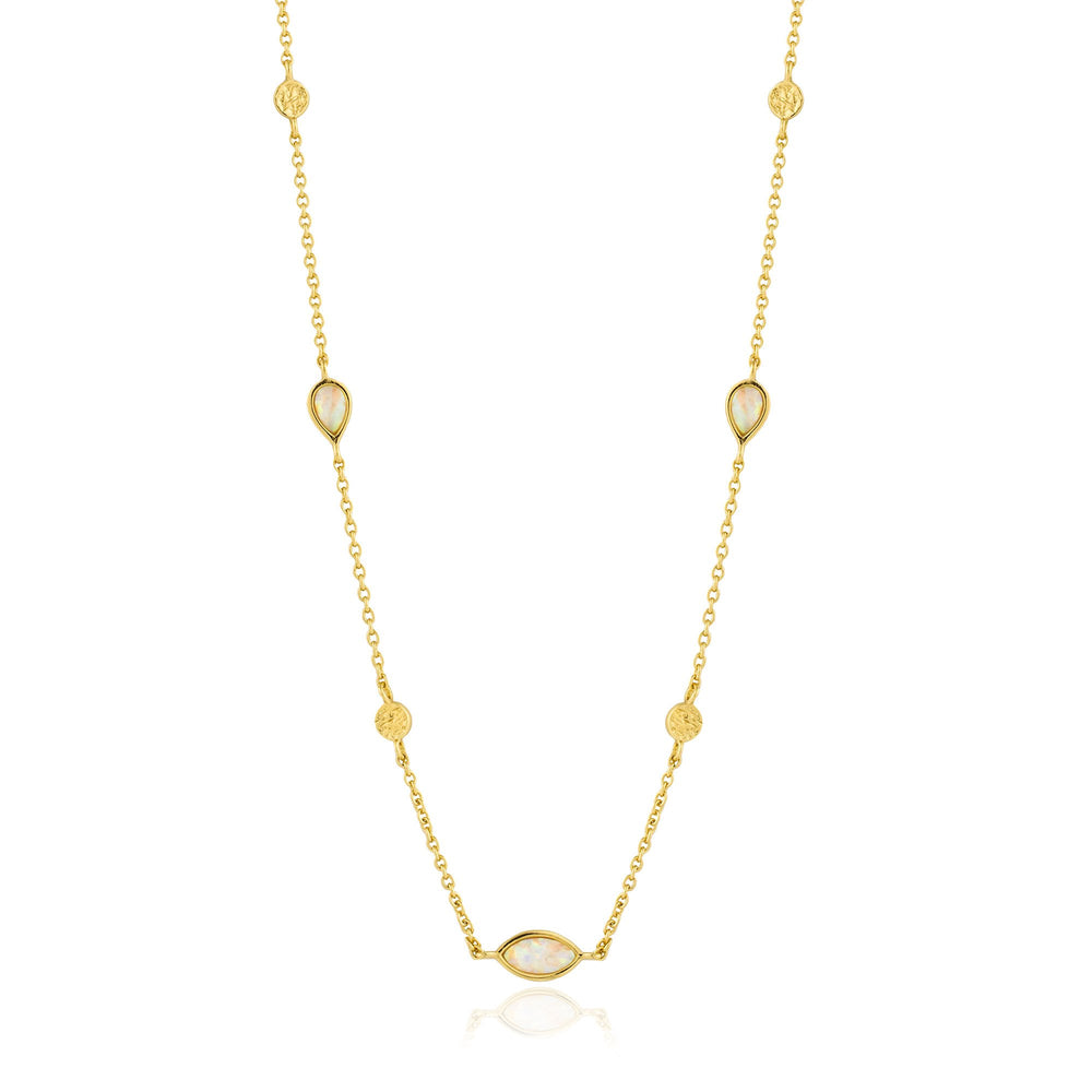 
            
                Load image into Gallery viewer, Opal Colour Gold Necklace
            
        