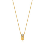 Gold Midnight Fringe Necklace